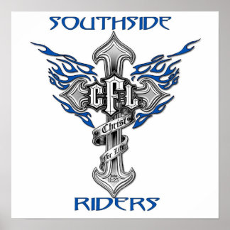 Southside Riders Poster 23" x 23"
