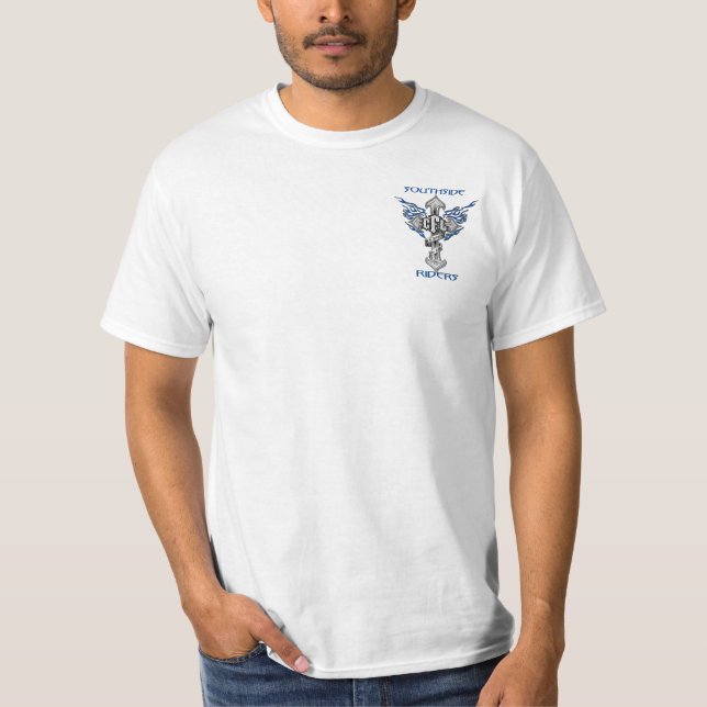 Southside ryttare beklär och drar tillbaka tee (Framsida)