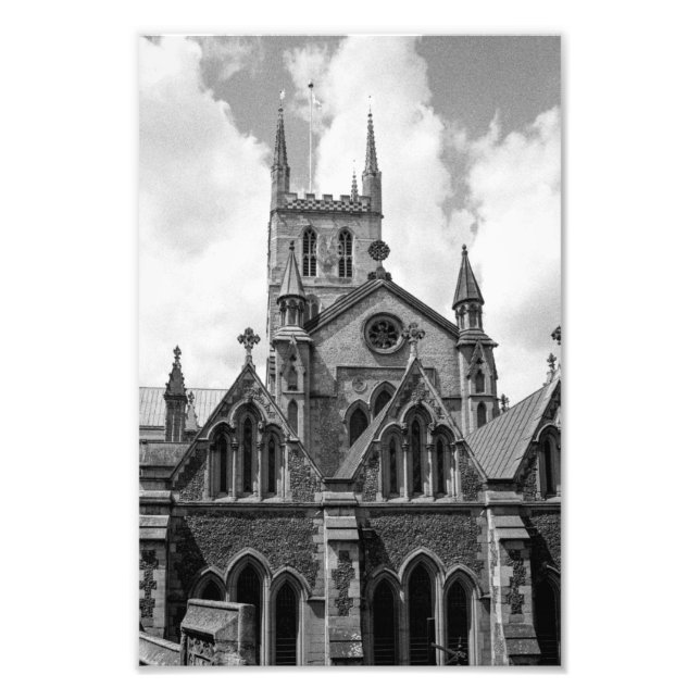 Southwark Cathedral, London Photo Print Fototryck (Framsidan)