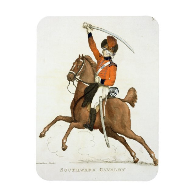 Southwark Cavalry Volunteer, plate 6 från "Loyal V Magnet (Vertikal)