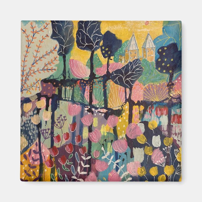 Southwell Minster från Westgate Magnet (Framsidan)