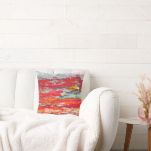 Southwest Abstract Design in Pinks Kudde