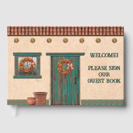 Southwest Adobe Hacienda Personalized Gästböcker