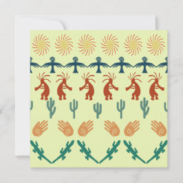 Southwest American Indian Tribal Petroglyphs Art Kort