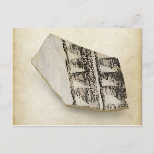 Southwest Anasazi Native American Pottery Vykort (Framsida)