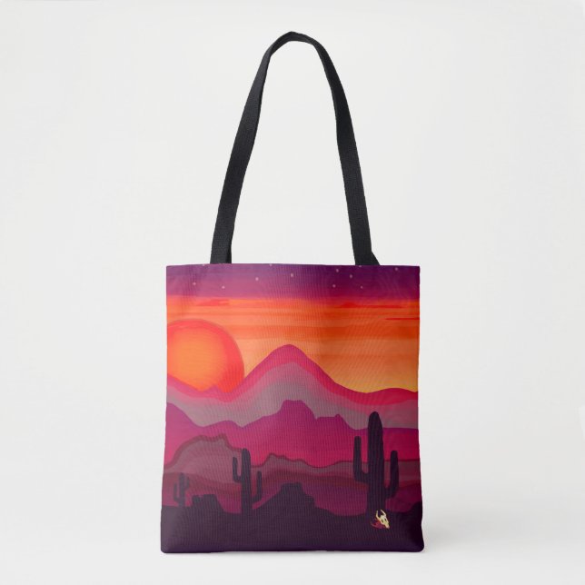 Southwest Arizona Sunset - Toteväska Tygkasse (Framsida)