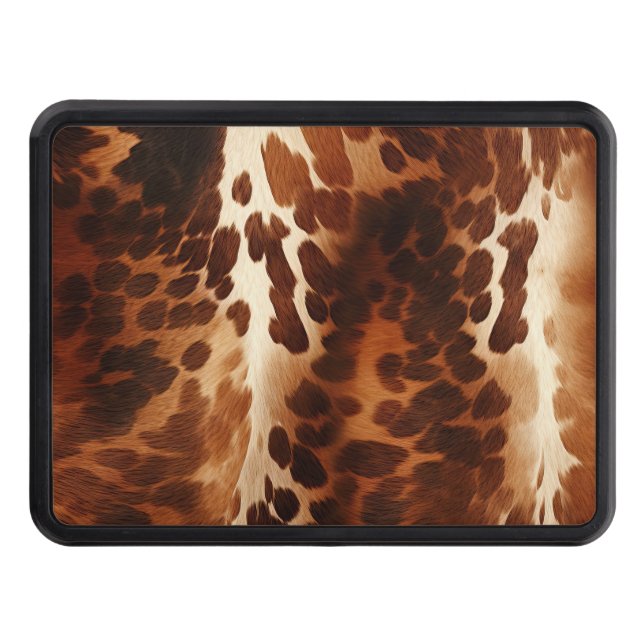 Southwest Brown Cream Cowhide Dragkroksskydd (Framsidan)