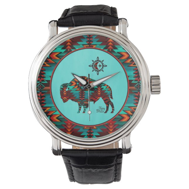 Southwest Buffalo Watch Armbandsur (Framsida)