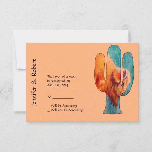 Southwest Cactus och Buffalo Response OSA Kort (Framsida)