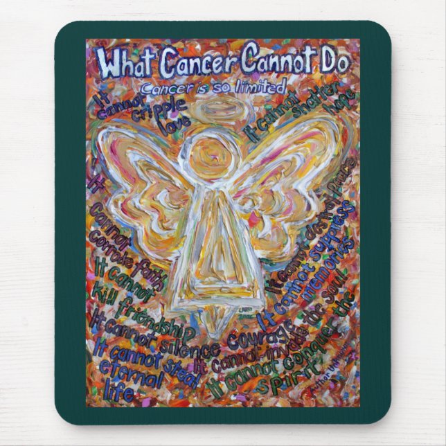 Southwest Cancer Angel Mousepad Musmatta (Framsidan)