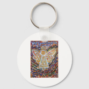 Southwest Cancer Angel Nyckelring