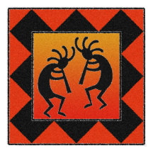 Southwest Dancing Kokopelli Design