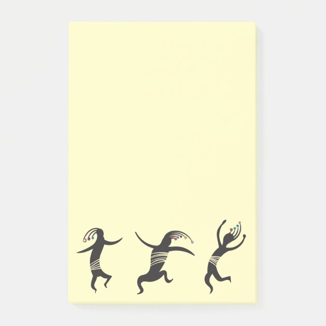 Southwest Dancing Kokopelli Post-it Block (Framsida)