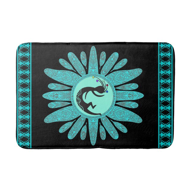 Southwest Dancing Kokopellis Badrumsmatta (Framsidan)