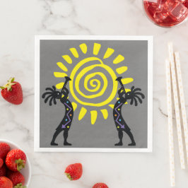 Southwest Desert Indian Kokopelli Pappersservett