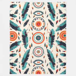 Southwest Dreamcatcher Design Fleecefilt
