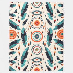 Southwest Dreamcatcher Design Fleecefilt