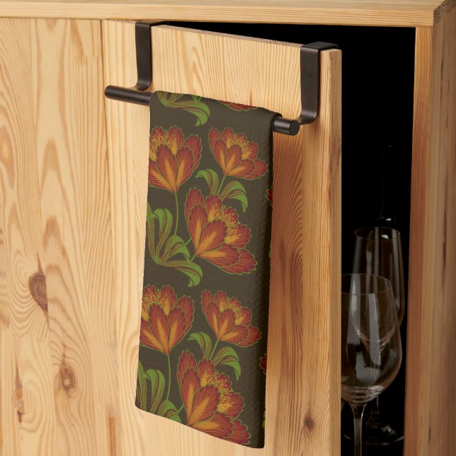 Southwest Floral Kitchen Towels Kökshandduk (Thirds Fold)