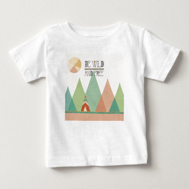 Southwest Geo II| är vilden och fritt Tee Shirt (Framsida)