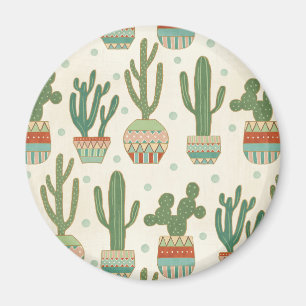 Southwest Geo kliver det kaktusmönster Magnet