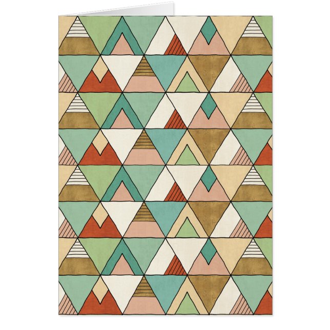 Southwest Geo kliver det stam- mönster för den | Hälsningskort (Framsidan)