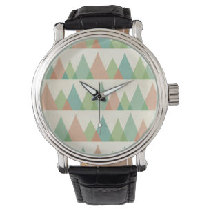 Southwest Geo kliver   kricka- & koralltrianglar Armbandsur