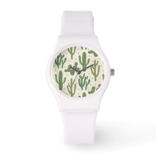 Southwest Geo Step   Desert Cactus Mönster Armbandsur