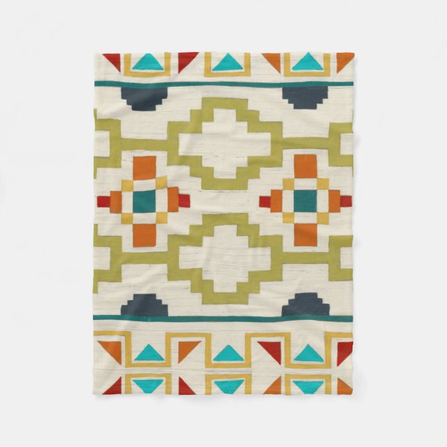 Southwest Geometry I Fleecefilt (Framsidan)