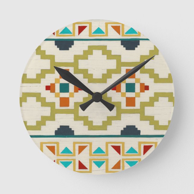 Southwest Geometry I Rund Klocka (Framsida)