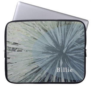 Southwest Grått Agave Cactus Laptop sleeve