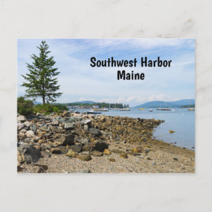 Southwest Harbor i Maine Vykort