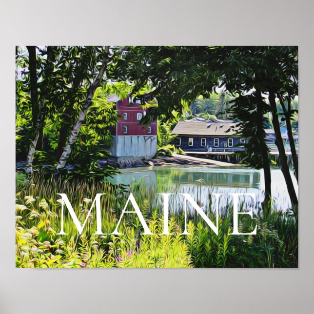 Southwest Harbor Maine Poster (Framsidan)