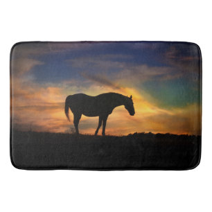 Southwest Horse Bath Mat Badrumsmatta