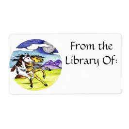 Southwest Horse Bok Plate Fraktsedel