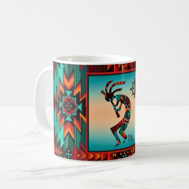 Southwest Kokopelli Coffee Mugg (Framsida vänster)