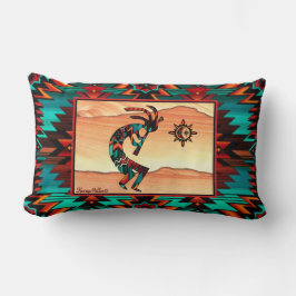 Southwest Kokopelli Dekorativ kudde