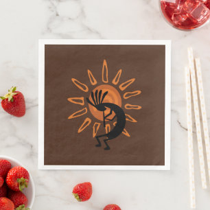 Southwest Kokopelli Desert Sol Pappersservett