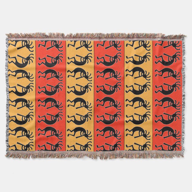 Southwest Kokopelli Filt (Framsidan)