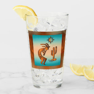 Southwest Kokopelli Glass Kopp