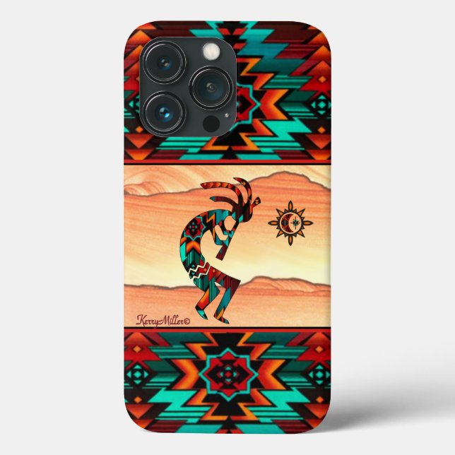 Southwest Kokopelli iphone case (Baksida)