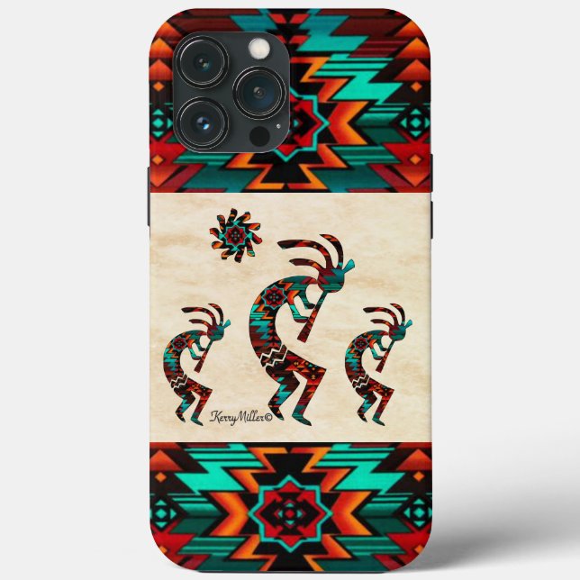 Southwest Kokopelli iphone case (Baksida)