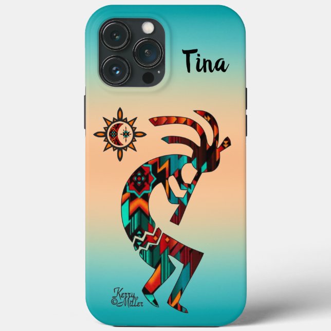 Southwest Kokopelli iphone case (Baksida)