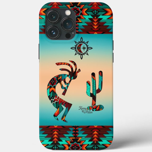 Southwest Kokopelli iphone case (Baksida)