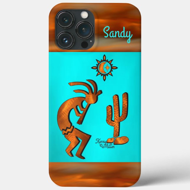 Southwest Kokopelli iphone case (Baksida)