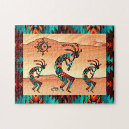 Southwest Kokopelli Jigszle Puzzle Pussel