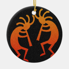 Southwest Kokopelli Julgransprydnad Keramik