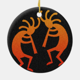 Southwest Kokopelli Julgransprydnad Keramik