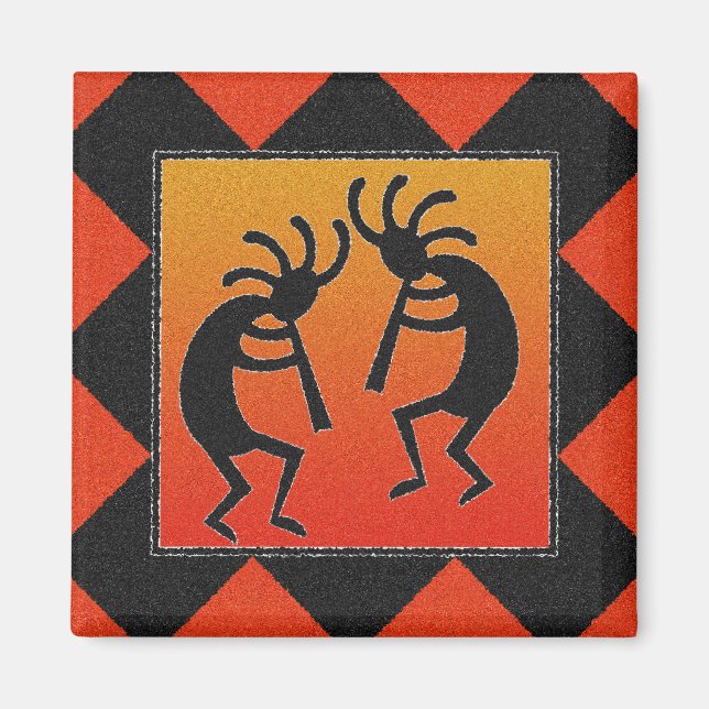 Southwest Kokopelli Magnet (Framsidan)