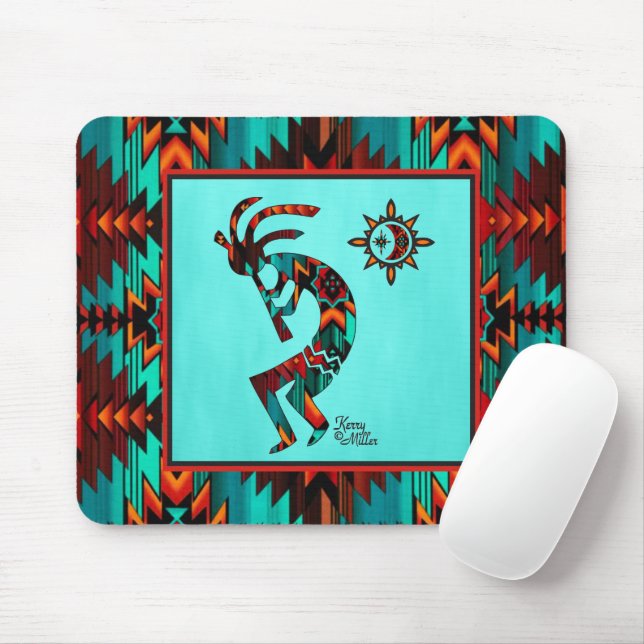 Southwest Kokopelli Mouse Pad Musmatta (Med mus)