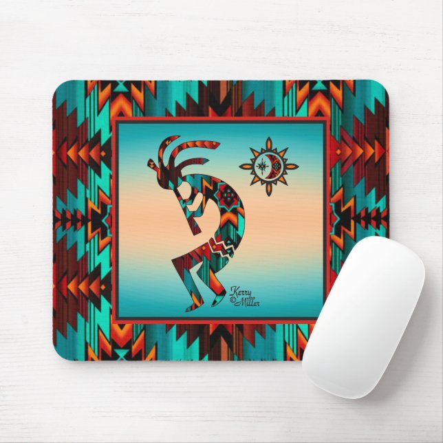 Southwest Kokopelli Mouse Pad Musmatta (Med mus)